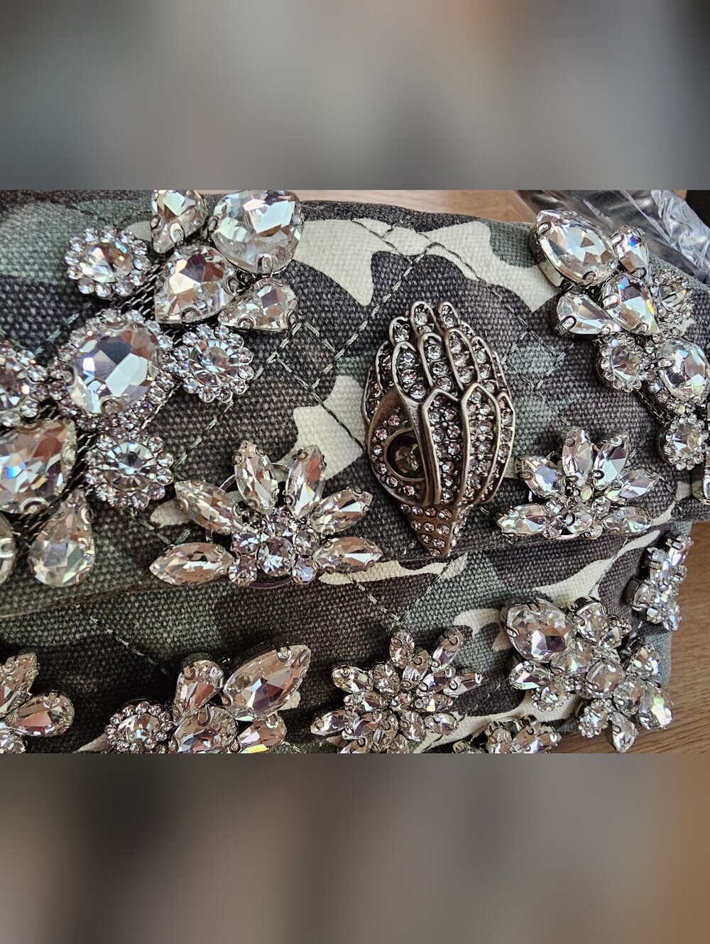 Kurt Geiger London Mini Crystal Kensington Bag. - Picture 4 of 12